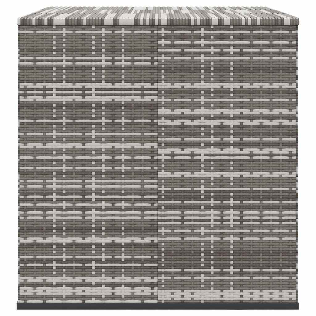 hyndeboks 145x100x103 cm polyrattan grå