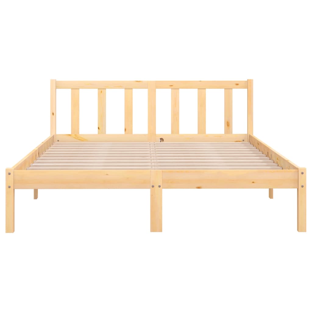 sengeramme 140x200 cm massivt fyrretræ