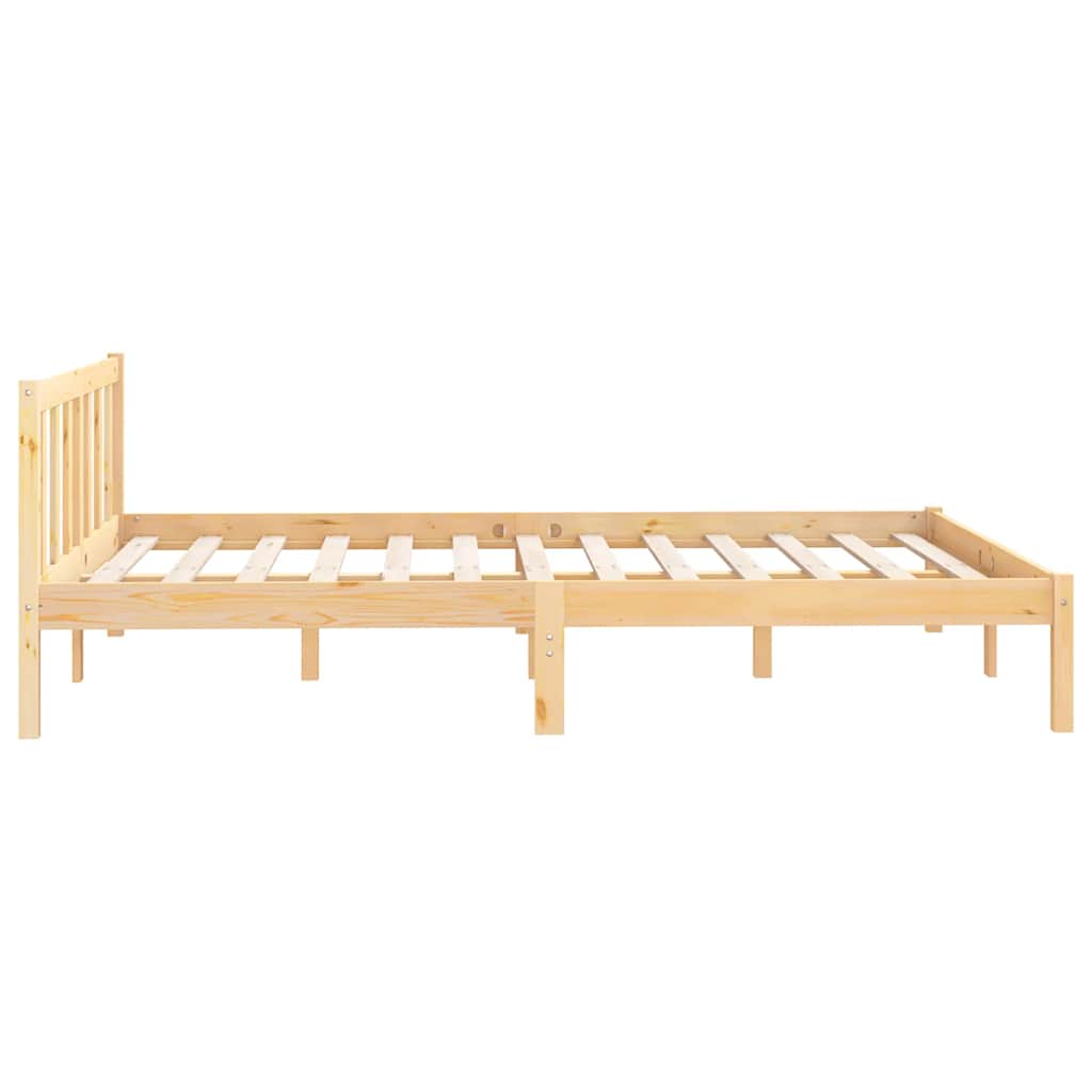 sengeramme 160x200 cm massivt fyrretræ