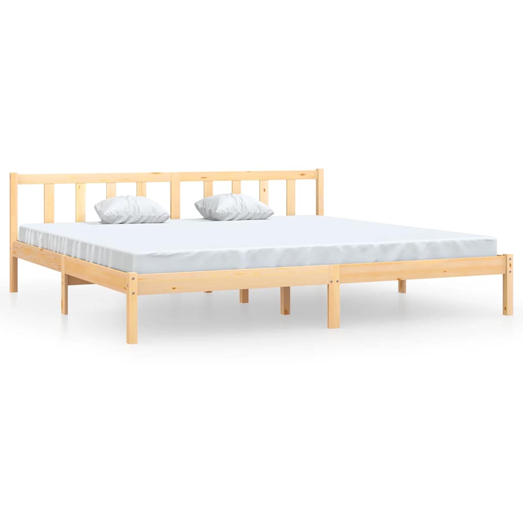 sengeramme 180x200 cm massivt fyrretræ