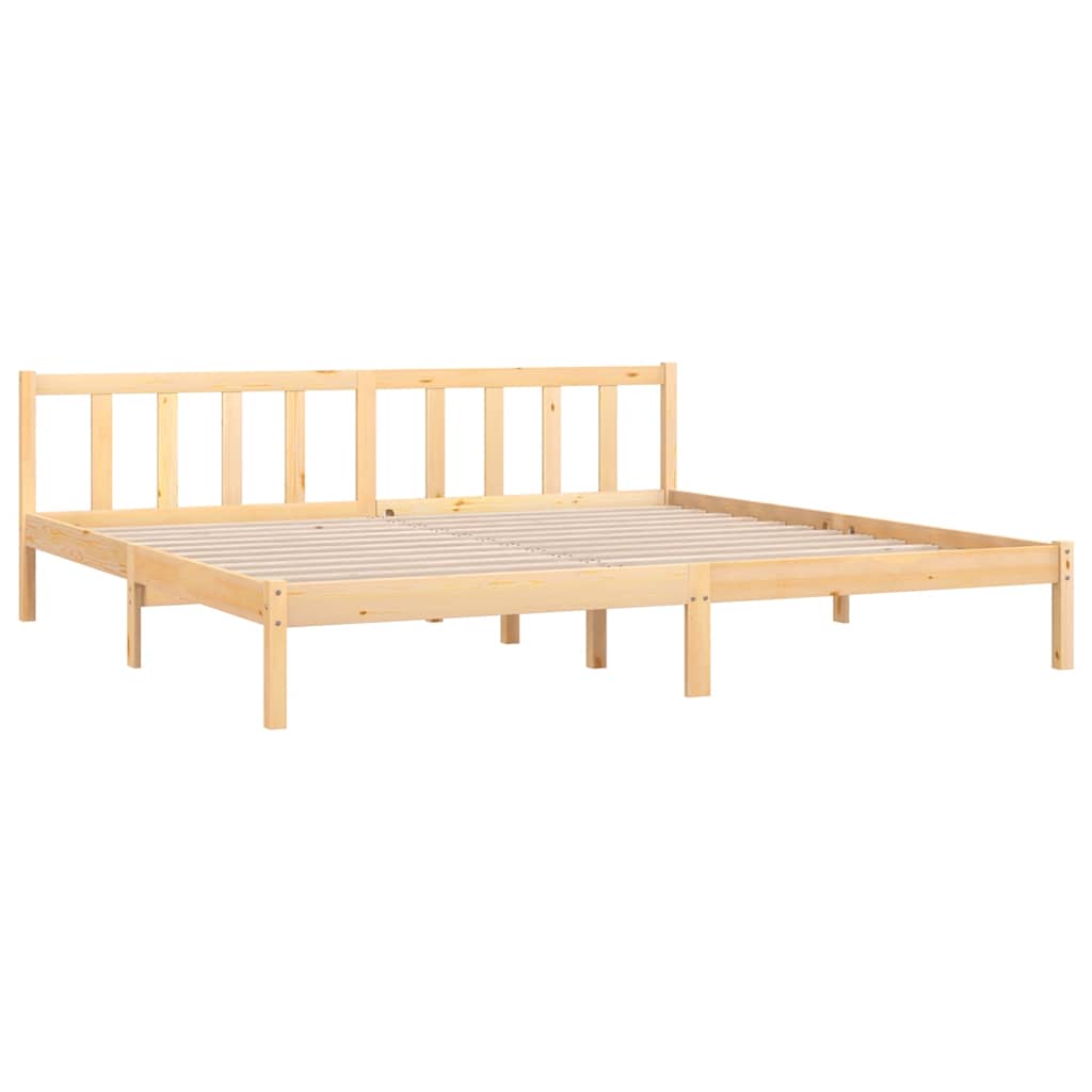 sengeramme 180x200 cm massivt fyrretræ