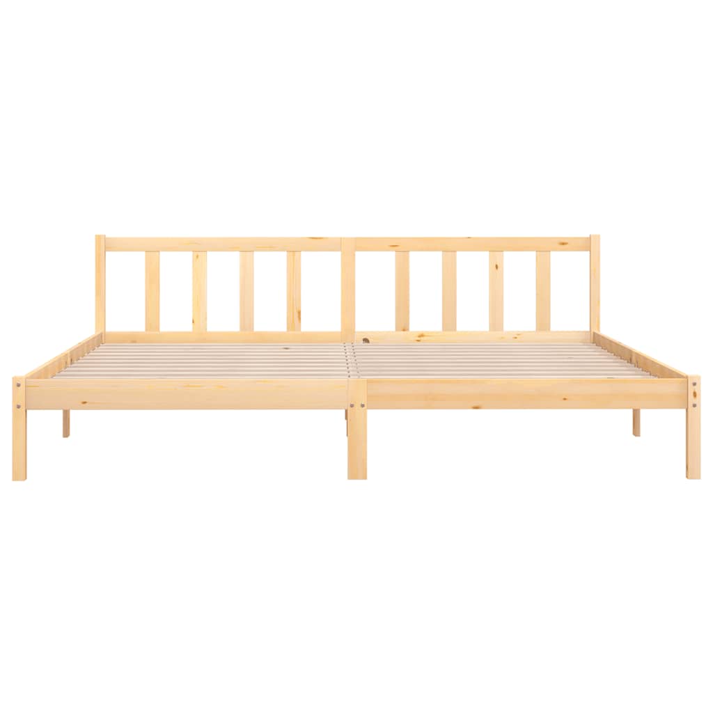 sengeramme 180x200 cm massivt fyrretræ