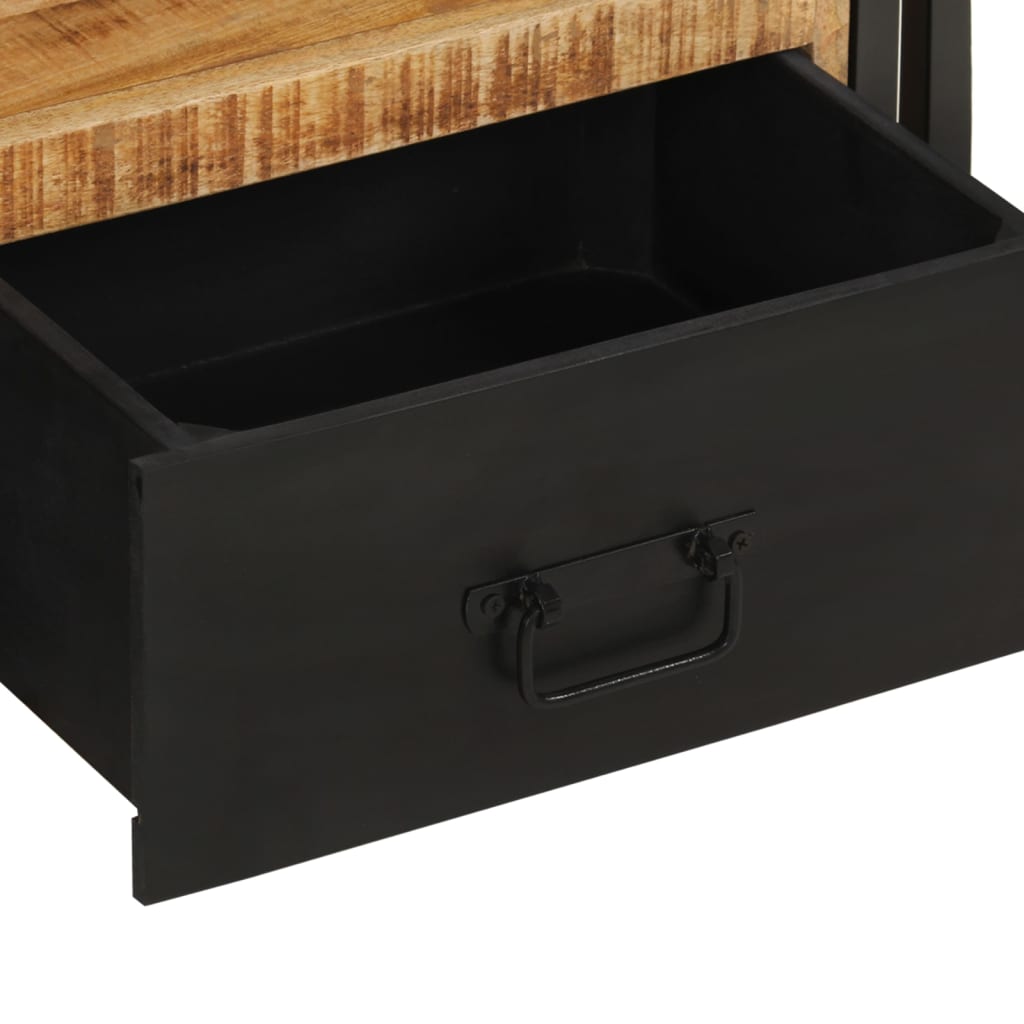 tv-bord 120x30x40 cm massivt mangotræ