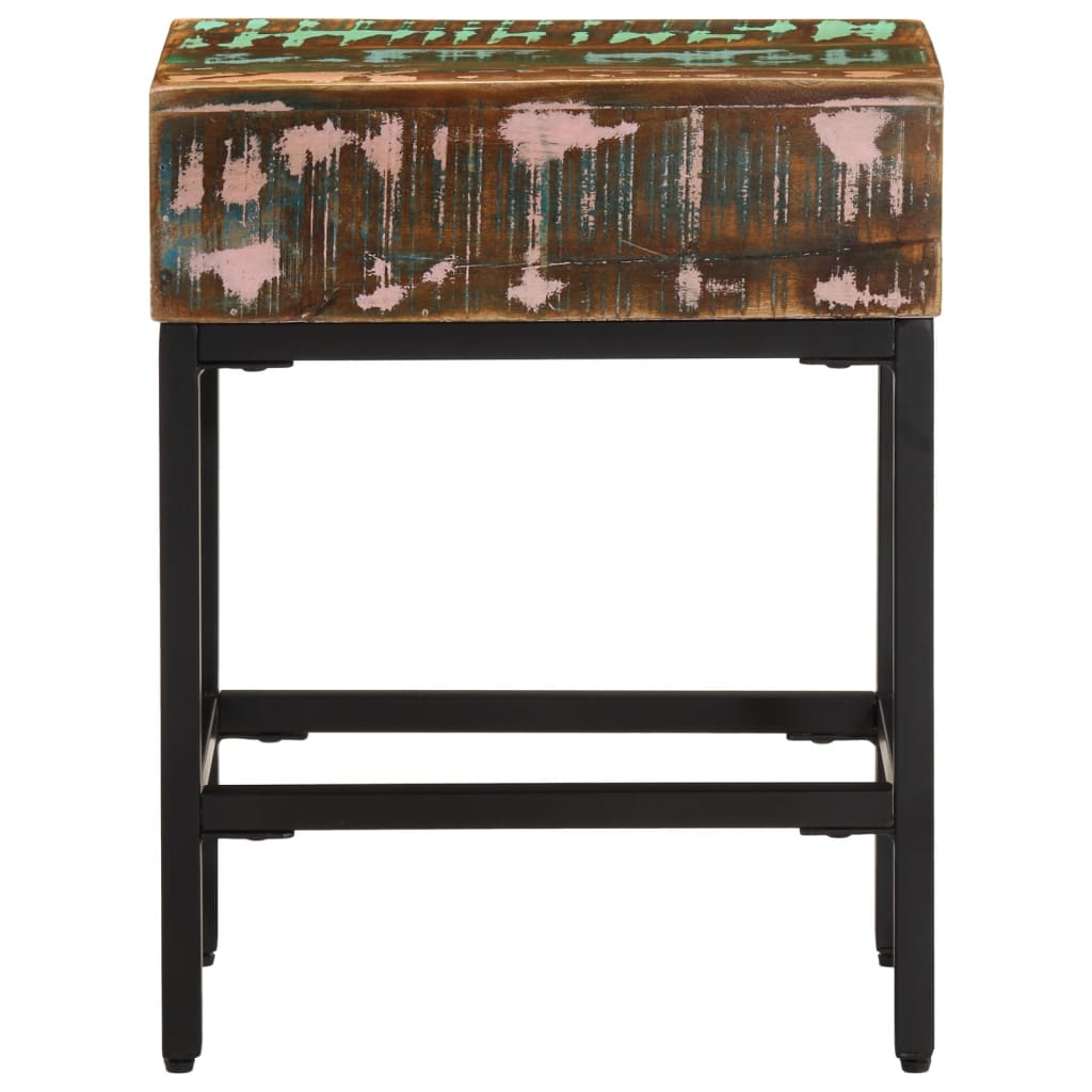 sidebord 40x30x51 cm massivt genbrugstræ