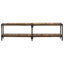 tv-bord 150x30x41 cm massivt mangotræ