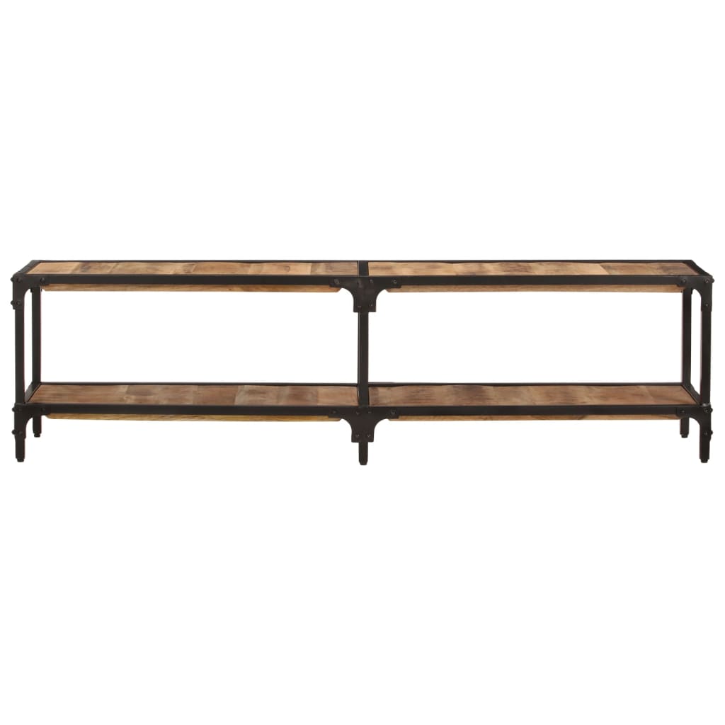 tv-bord 150x30x41 cm massivt mangotræ