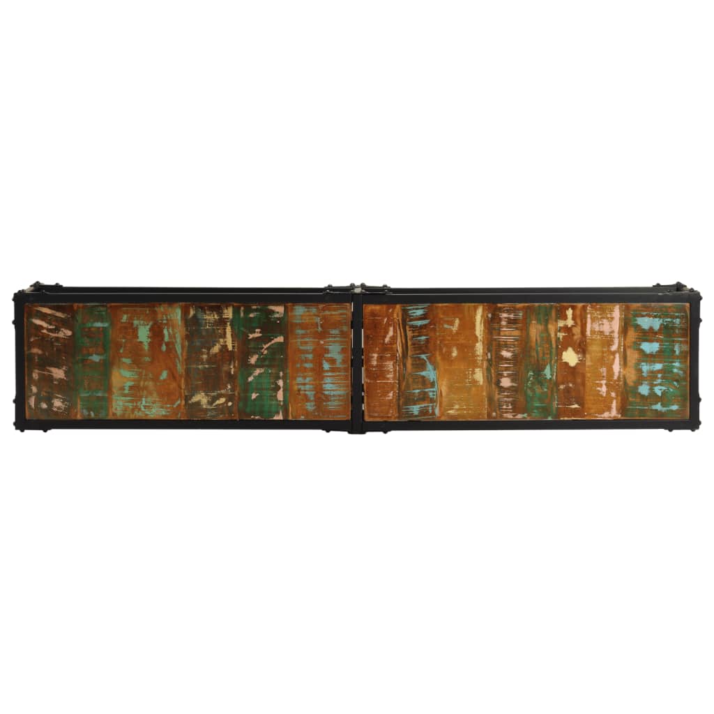 tv-bord 150x30x41 cm massivt genbrugstræ