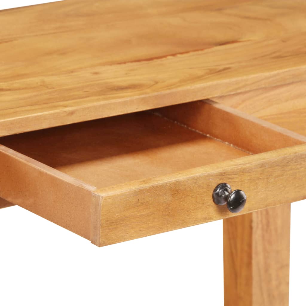 konsolbord 100x40x76 cm massivt akacietræ