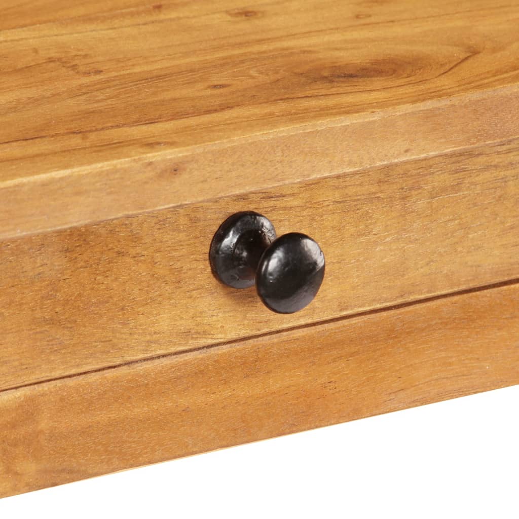 konsolbord 100x40x76 cm massivt akacietræ