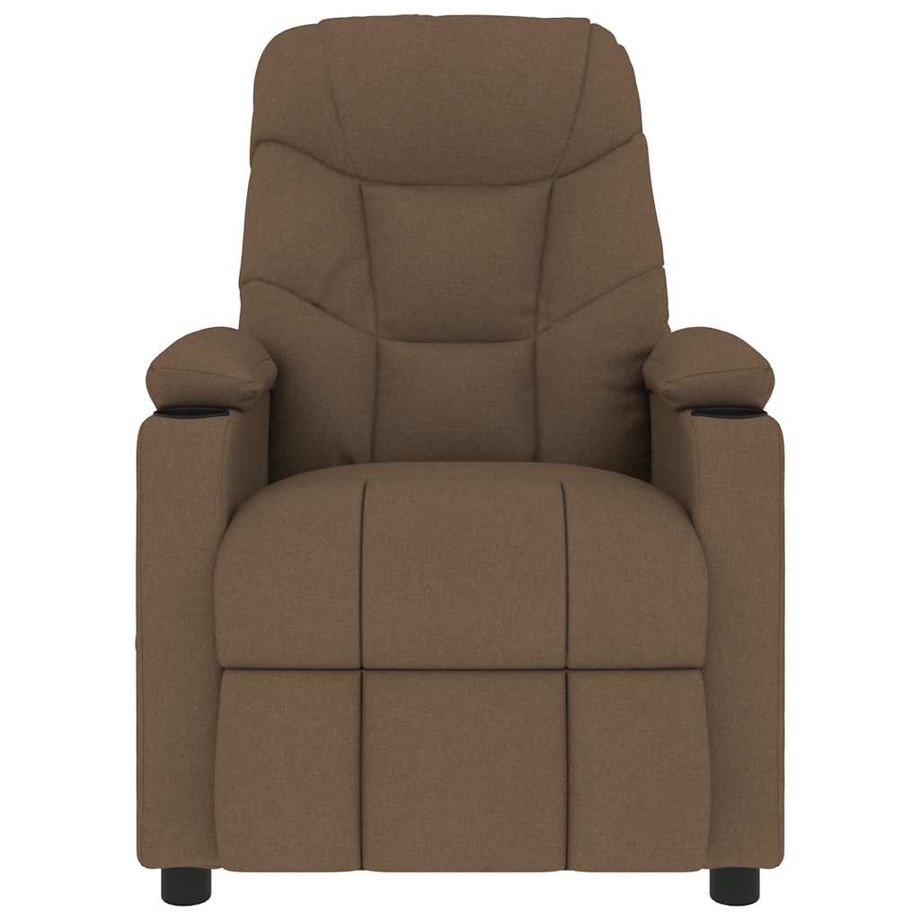 massagestol stof brun