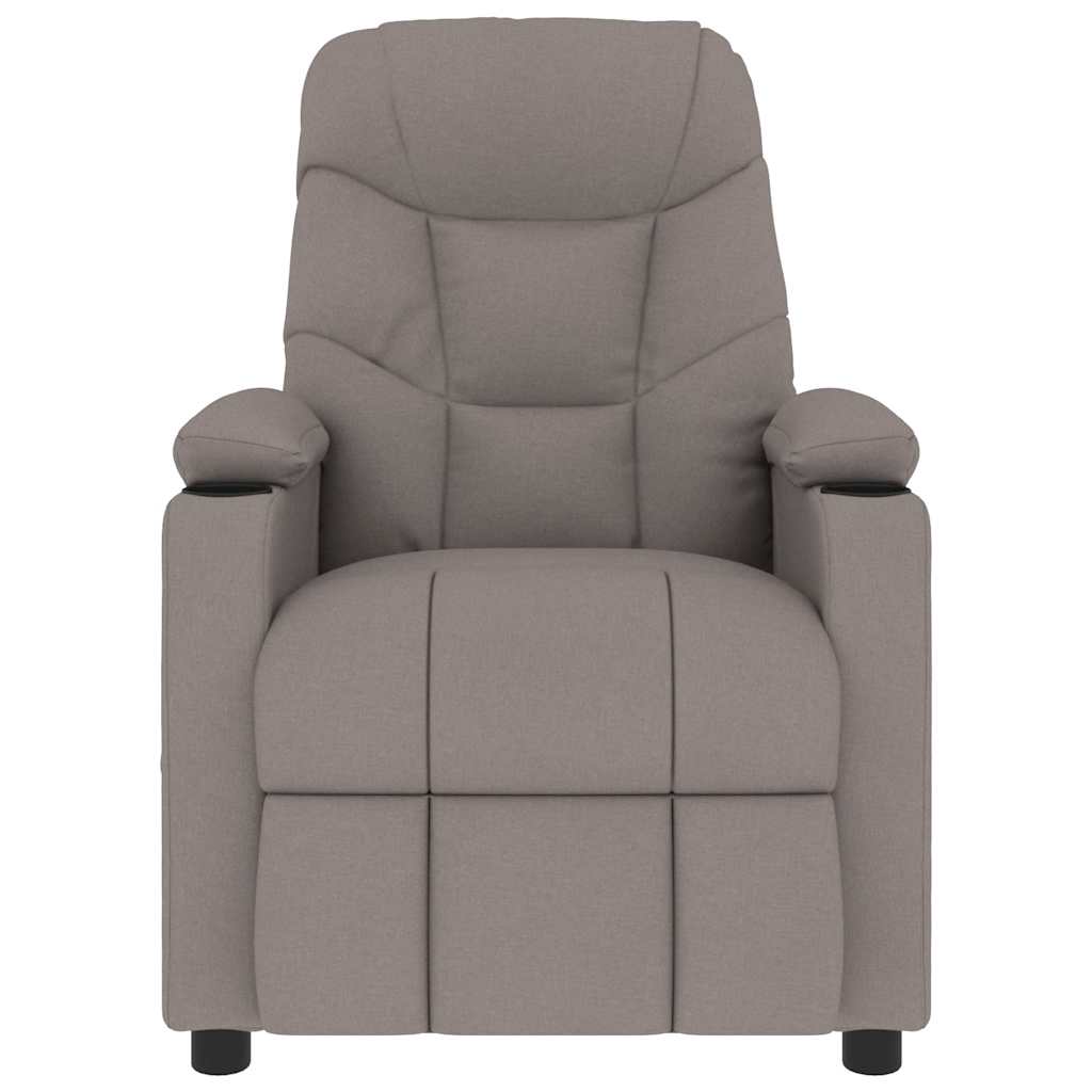 massagestol stof gråbrun