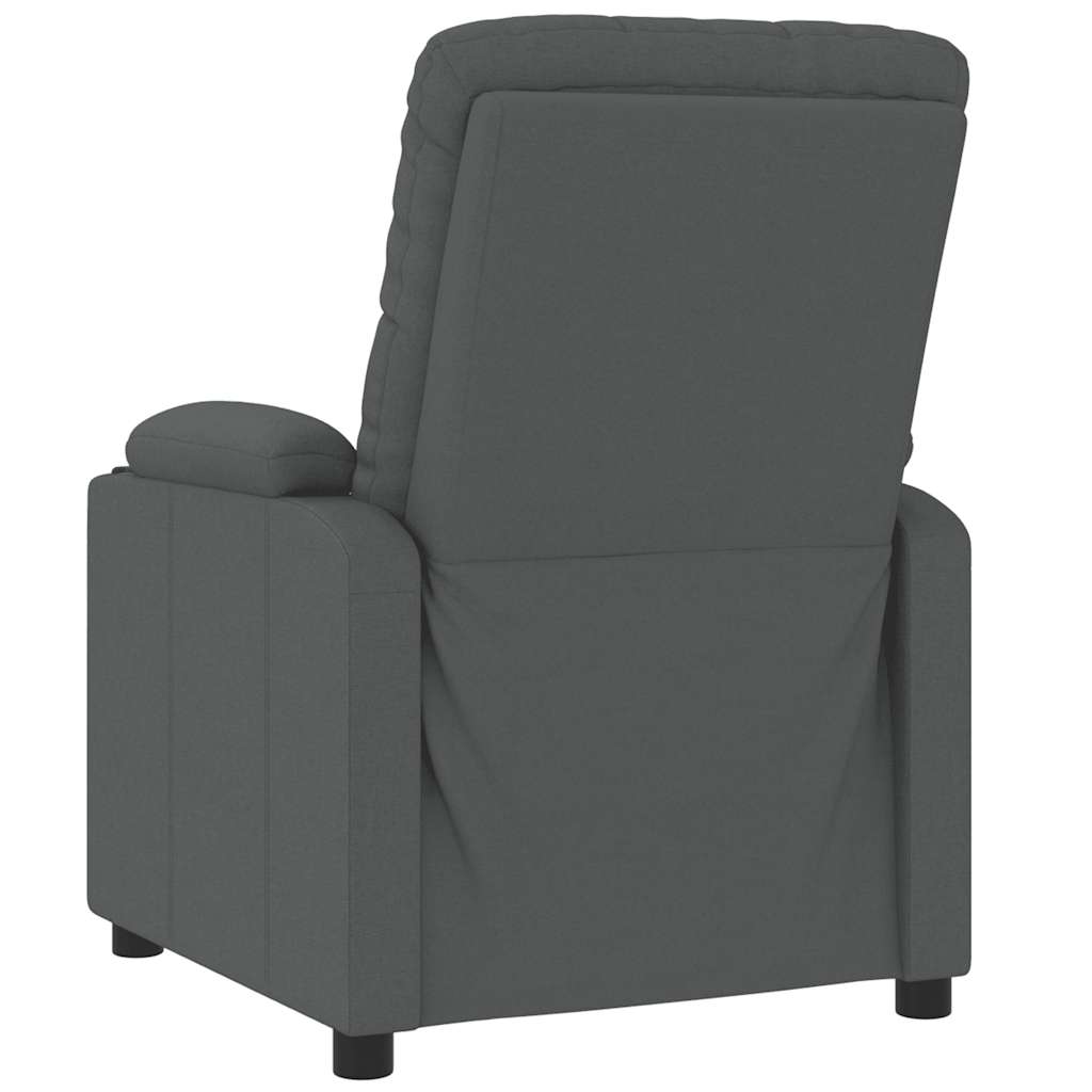 massagestol stof mørkegrå
