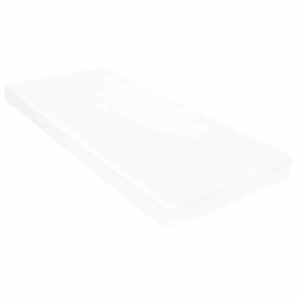 daybed med madras 90x200 cm massivt fyrretræ hvid