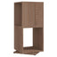 drejelig reol 34,5x34,5x75,5 cm konstrueret træ sonoma-eg