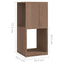 drejelig reol 34,5x34,5x75,5 cm konstrueret træ sonoma-eg