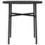 tebord 45 cm polyrattan sort