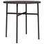 tebord 45 cm polyrattan brun