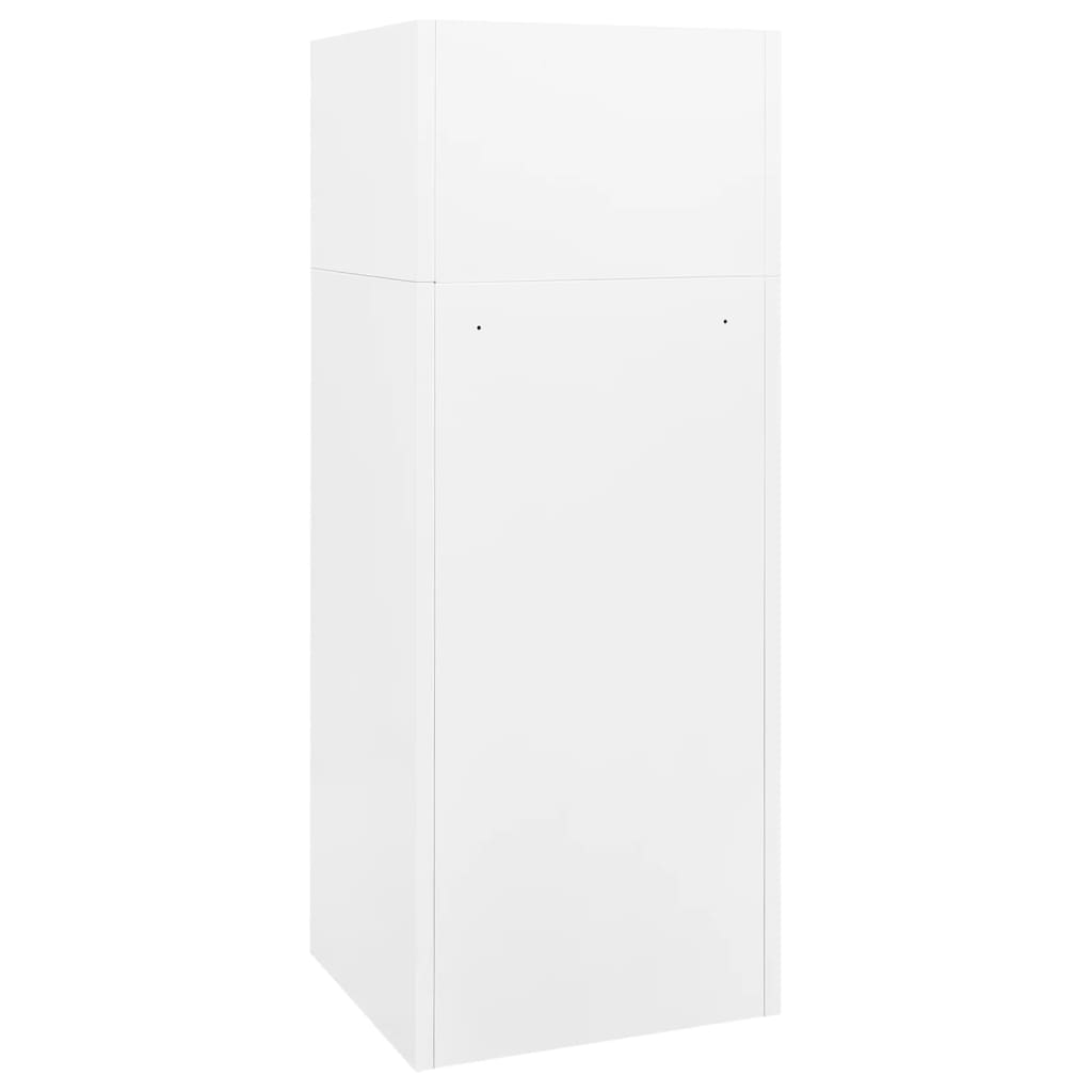 sadelskab 53x53x140 cm stål hvid