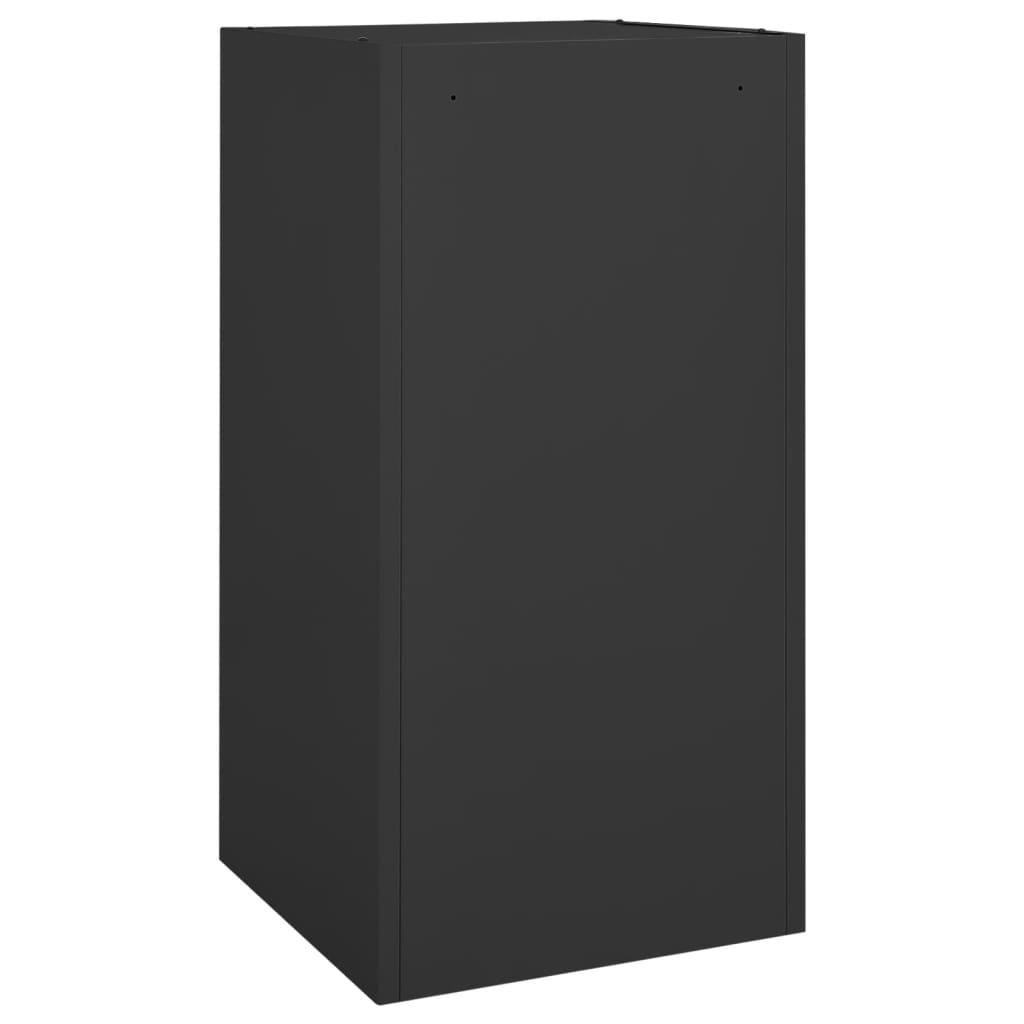 sadelskab 53x53x105 cm stål antracitgrå