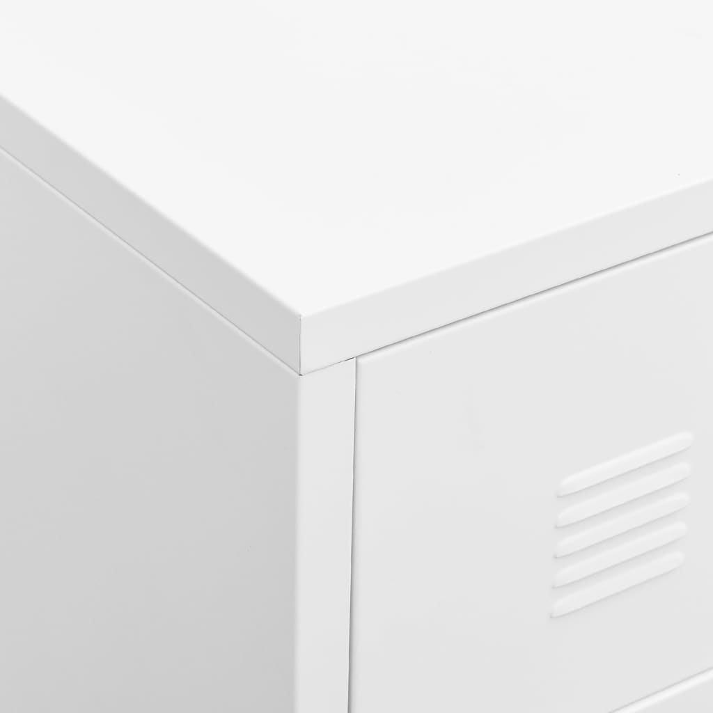 industrielt tv-skab 105x35x42 cm hvid