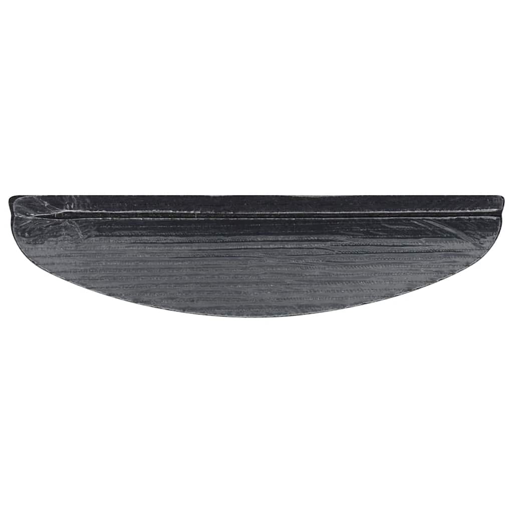 selvklæbende trappemåtter 15 stk. 56x17x3 cm antracitgrå