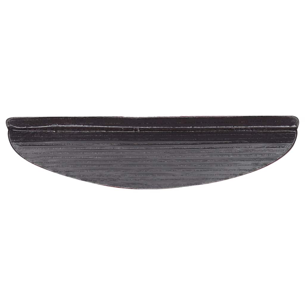 selvklæbende trappemåtter 15 stk. 56x17x3 cm rød