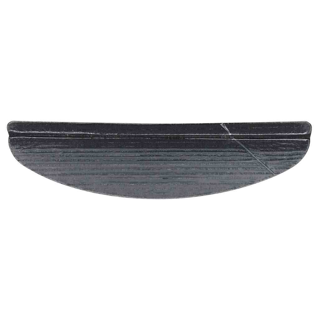 selvklæbende trappemåtter 15 stk. 56x17x3 cm blå