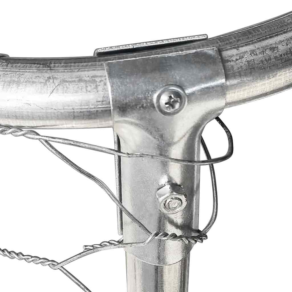 udendørs hundebur med tag 400x100x150 cm