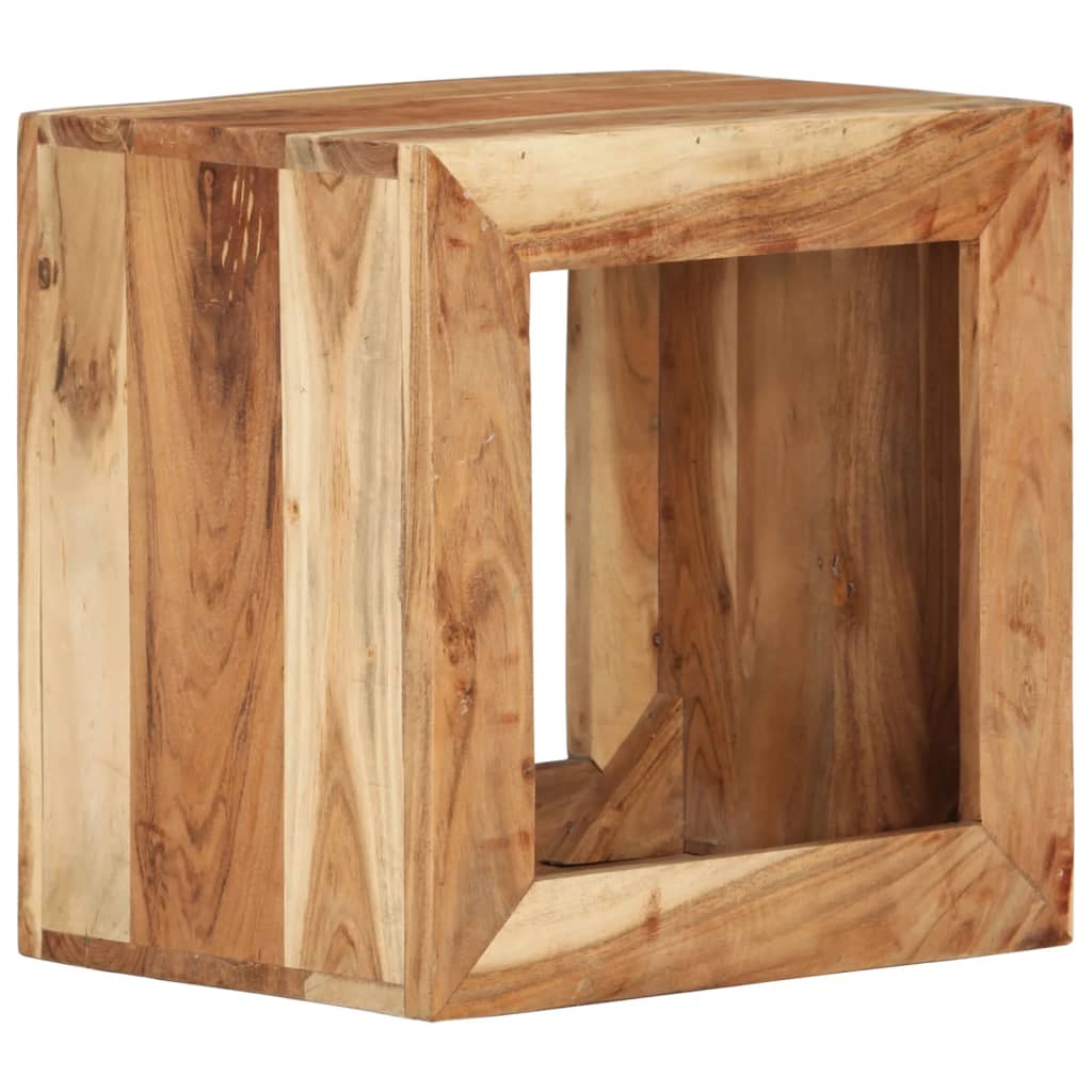 skammel 40x30x40 cm massivt akacietræ