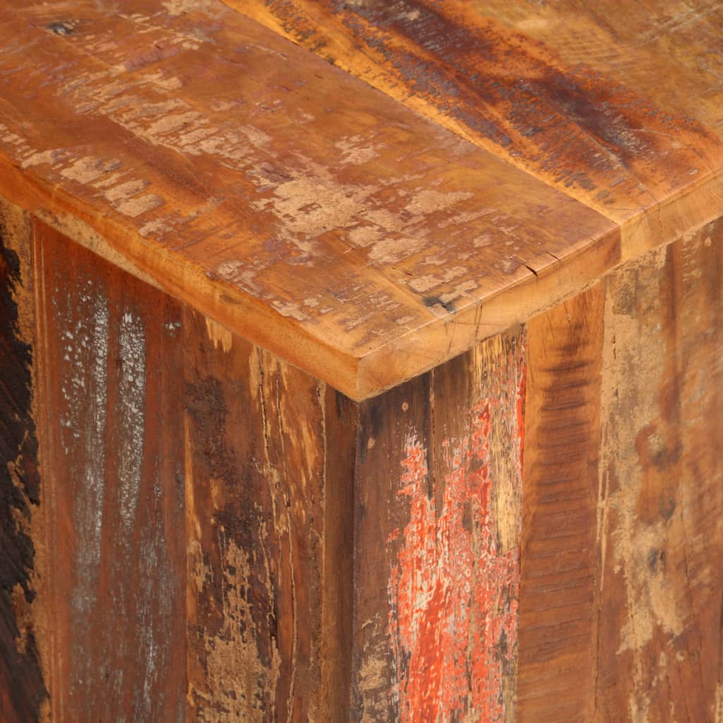 tv-bord 110x30x40 cm massivt genbrugstræ
