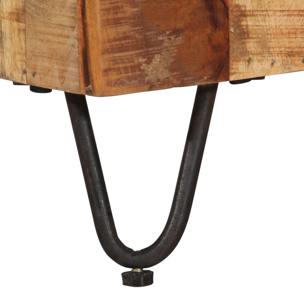 tv-bord 110x30x40 cm massivt mangotræ