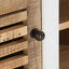 tv-bord 110x30x40 cm massivt mangotræ
