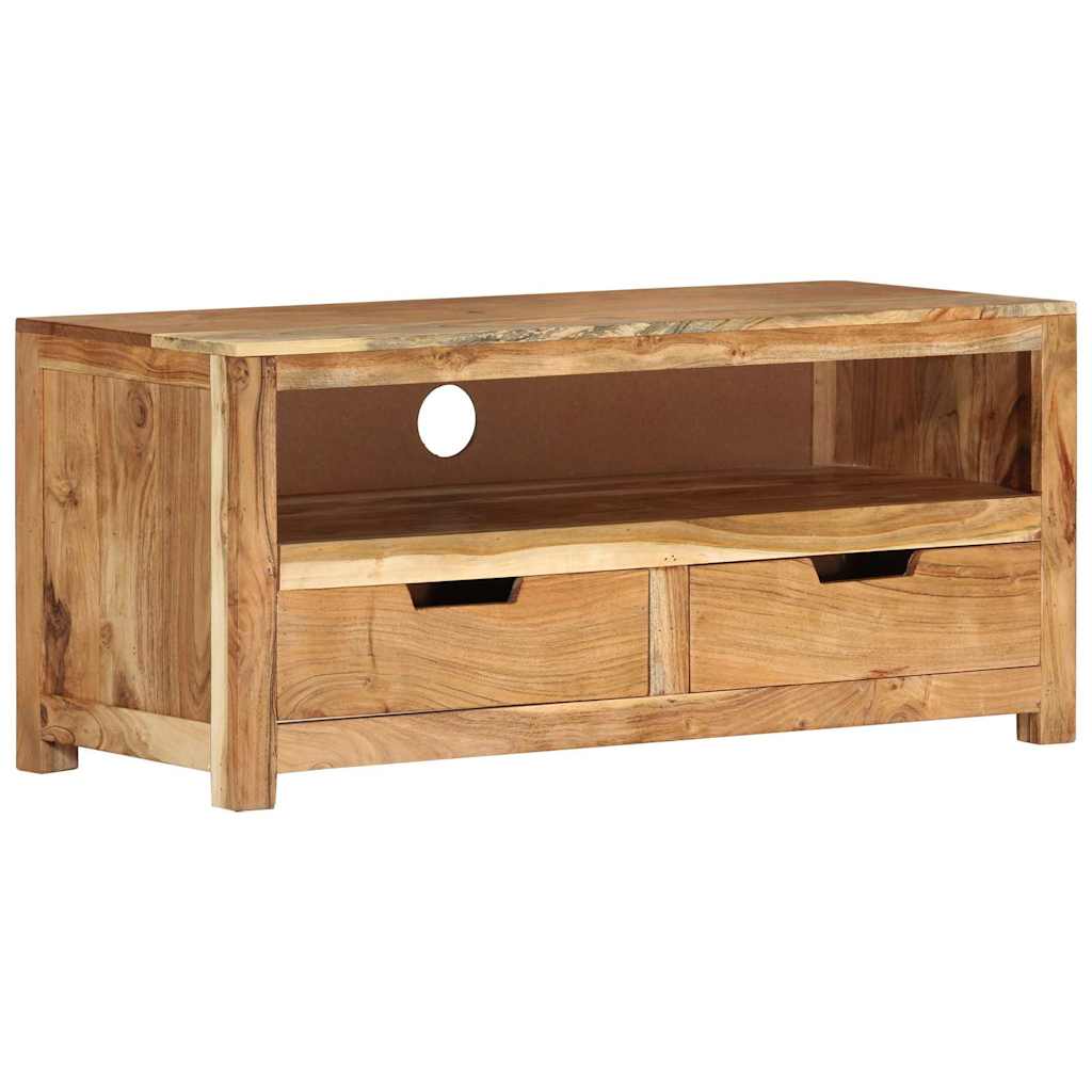 tv-bord 88x35x40 cm massivt akacietræ