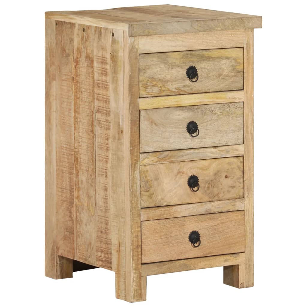 skrivebord 140x50x77 cm massivt mangotræ