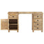 skrivebord 140x50x77 cm massivt mangotræ