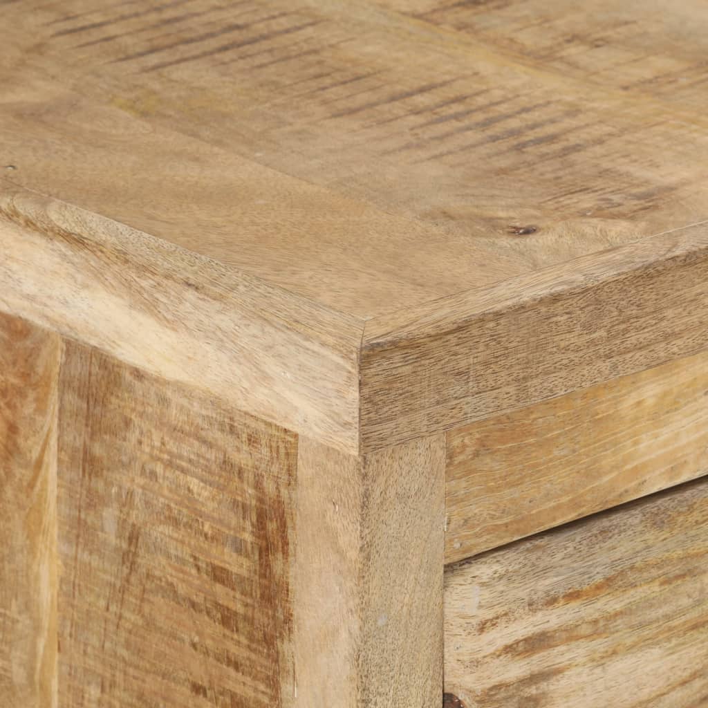 skrivebord 140x50x77 cm massivt mangotræ