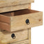 skrivebord 140x50x77 cm massivt mangotræ