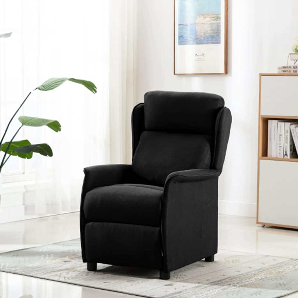 Liggestol Sort Polyester