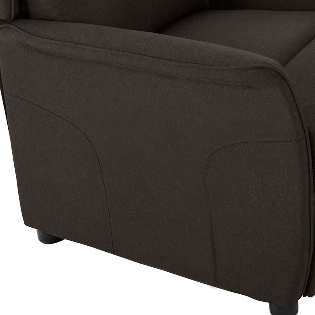 Liggestol Mørk Brun Polyester
