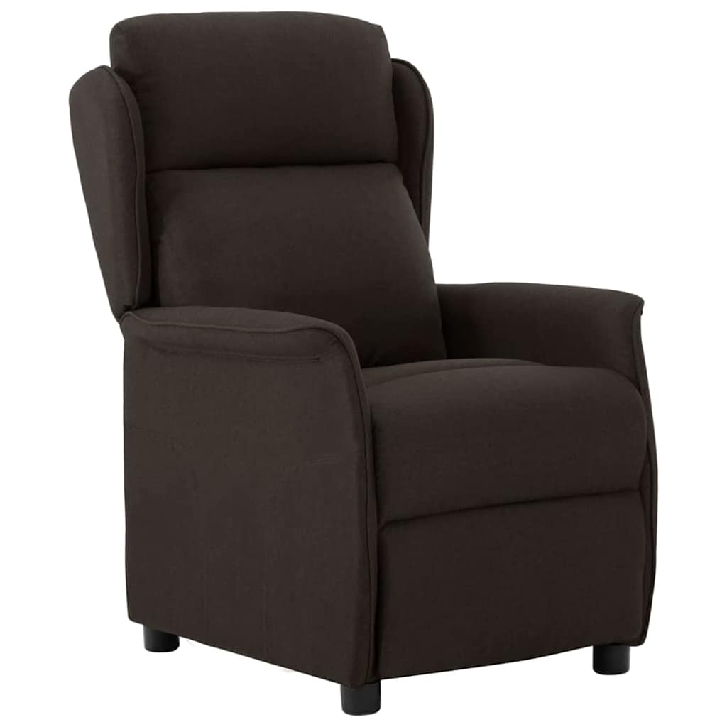 Liggestol Mørk Brun Polyester