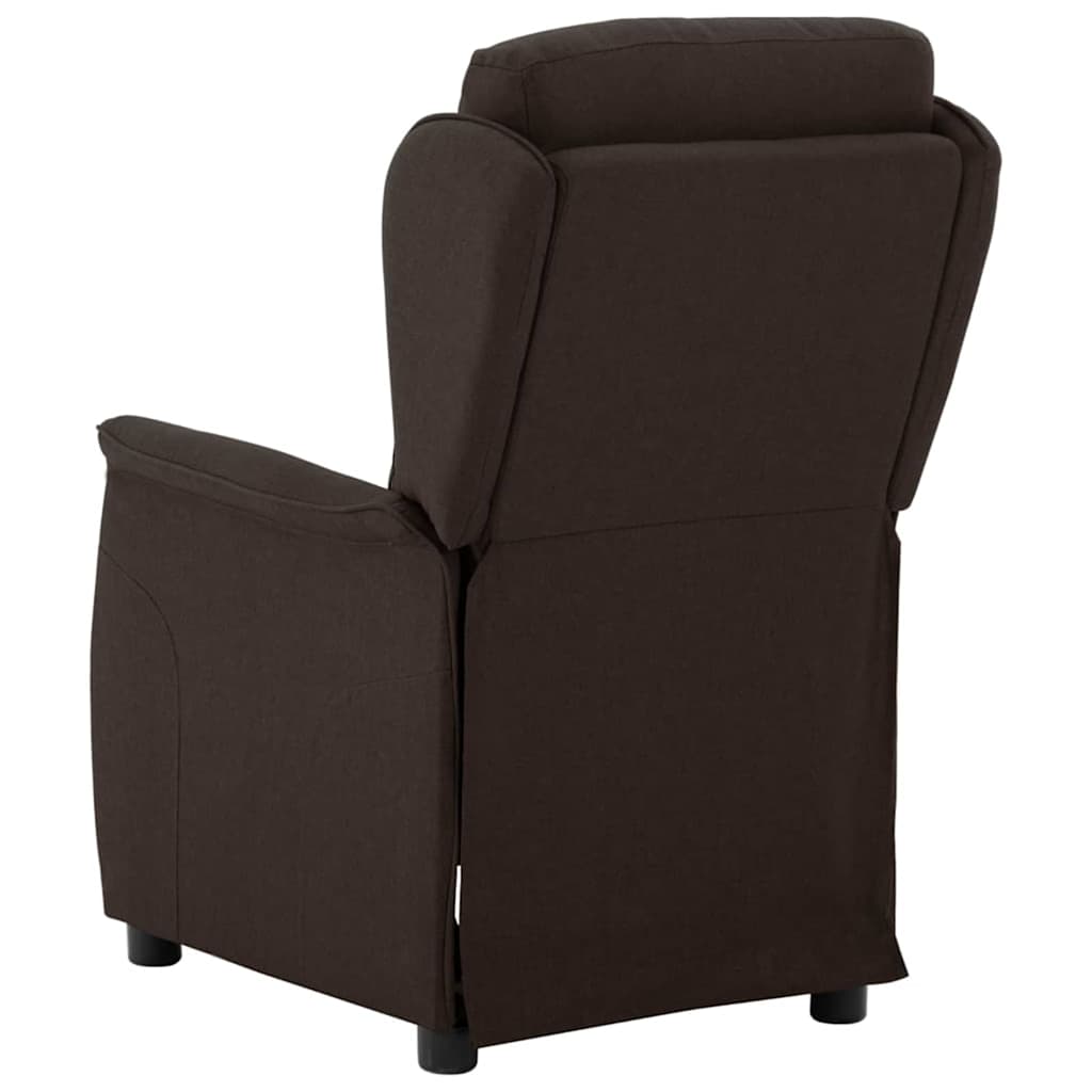 Liggestol Mørk Brun Polyester