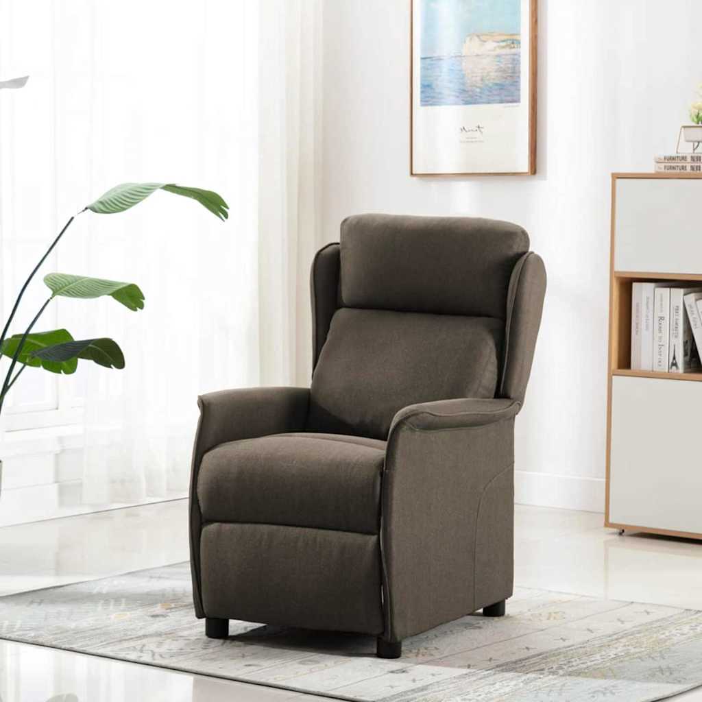 Liggestol Gråbrun Polyester