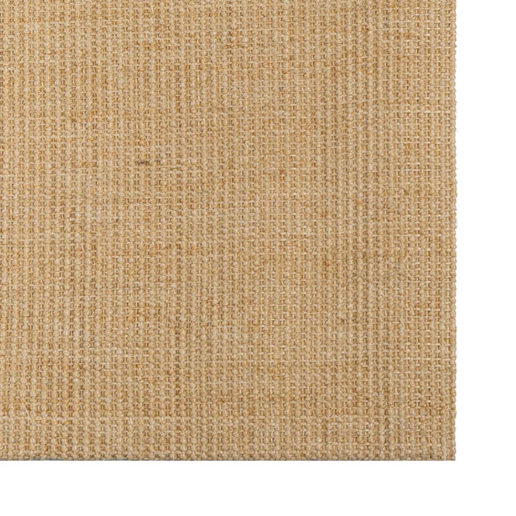 gulvtæppe 66x100 cm naturlig sisal