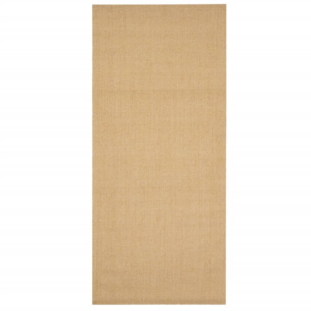 gulvtæppe 66x150 cm naturlig sisal