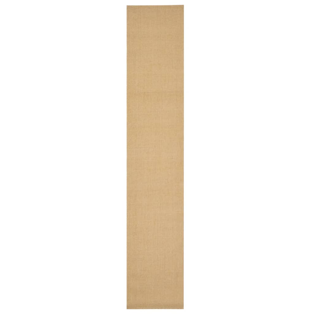 gulvtæppe 66x350 cm naturlig sisal