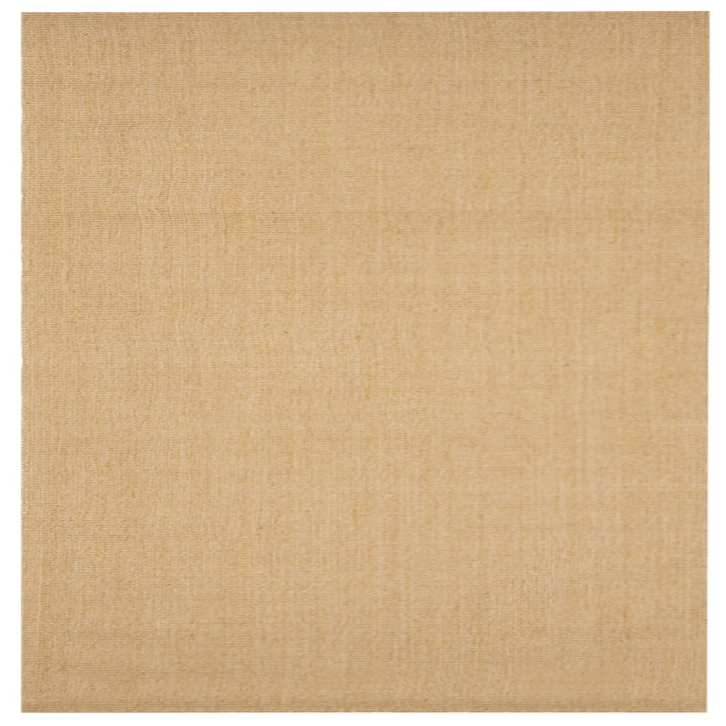 gulvtæppe 100x100 cm naturlig sisal