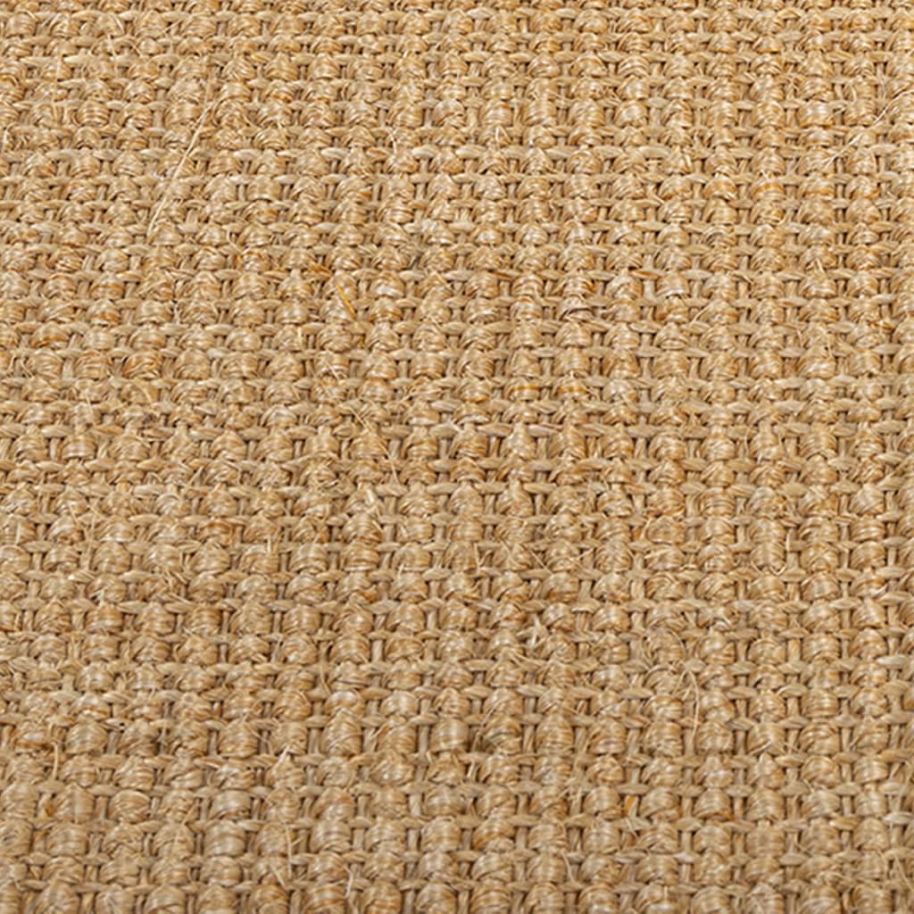 gulvtæppe 100x200 cm naturlig sisal sandfarvet