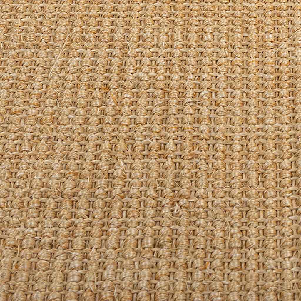 gulvtæppe 100x300 cm naturlig sisal sandfarvet