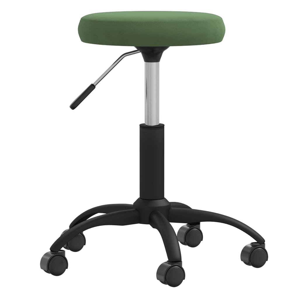massagetaburet fløjl mørkegrøn