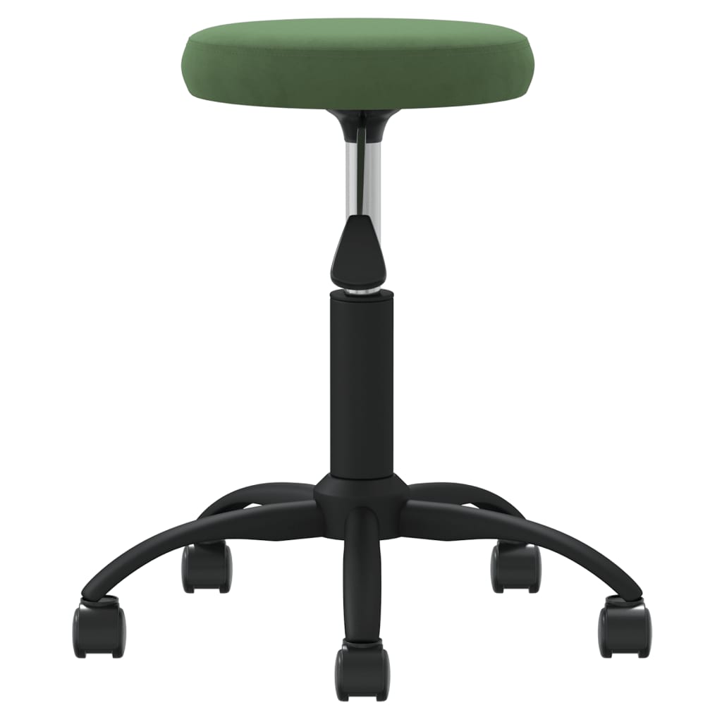 massagetaburet fløjl mørkegrøn